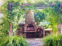 Vonkajší krb Penzión Ali Bojnice - Vonkajší krb