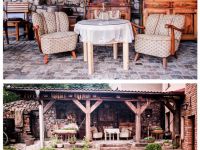 Záhradné posedenie + terasa Penzión Ali Bojnice - Záhradné posedenie + terasa